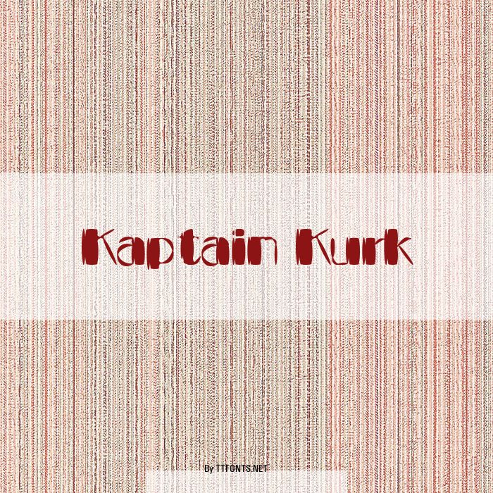Kaptain Kurk example